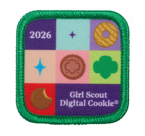 2026 Girl Scout Digital Cookie Sew-On Patch